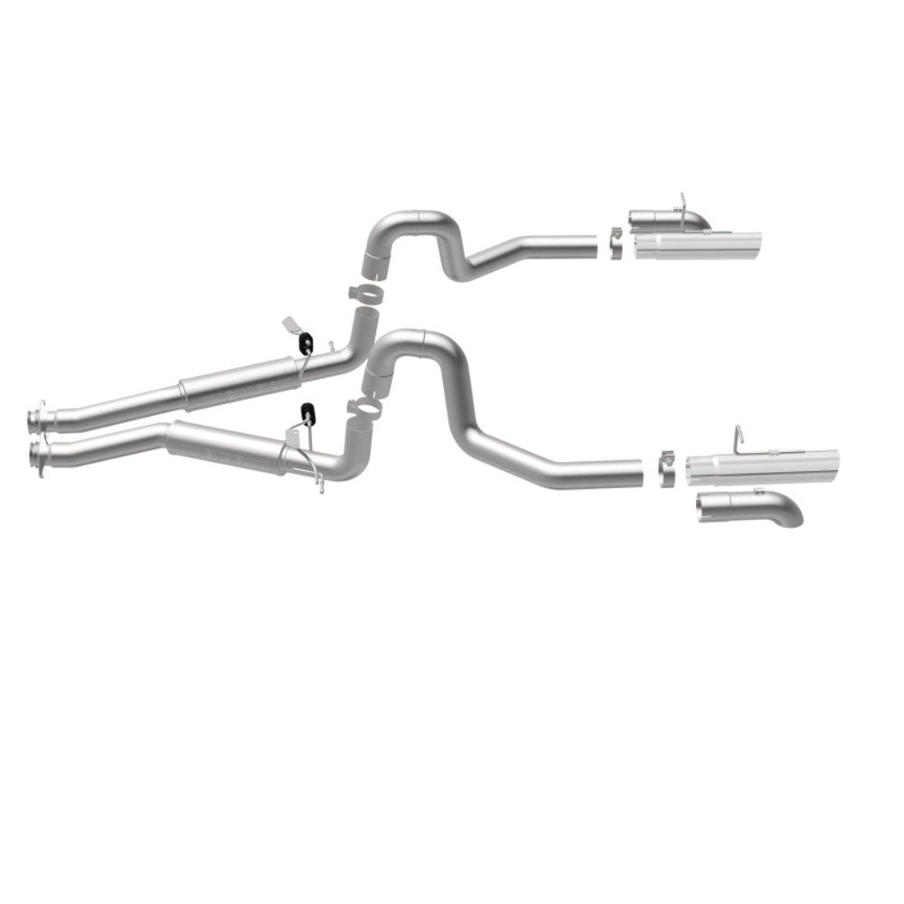 MagnaFlow cat-back exhaust system for 1987-1992 Ford Mustang stainless steel polished 16996