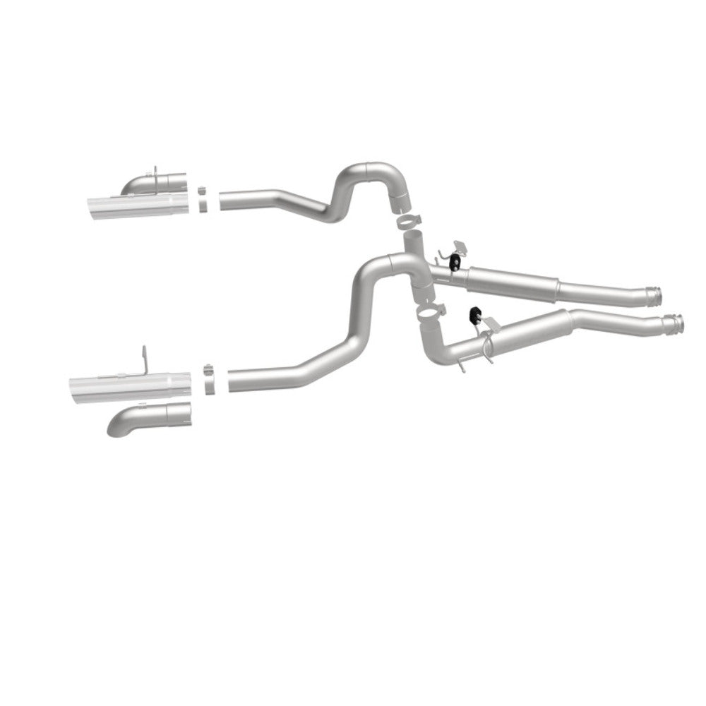 MagnaFlow cat-back exhaust system for 1987-1992 Ford Mustang stainless steel polished 16996