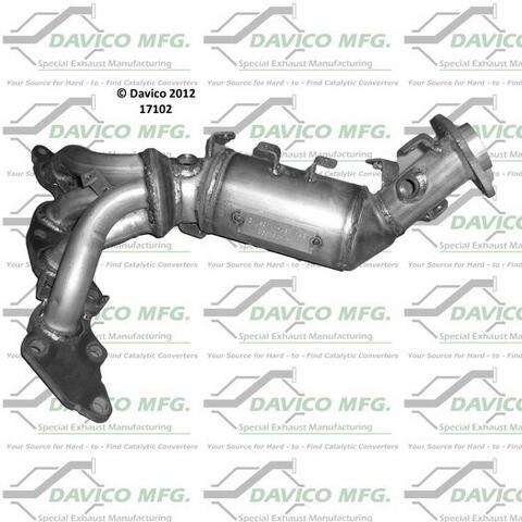 2003-2008 Mazda 6 Catalytic Converter 17102