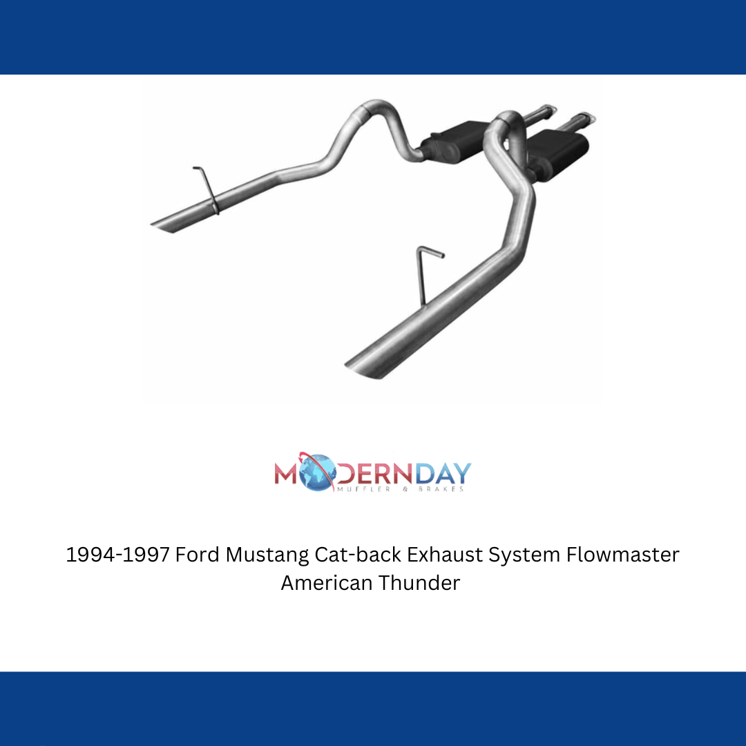 Exhaust system for 1994-1997 Ford Mustang Exhaust stainless steel