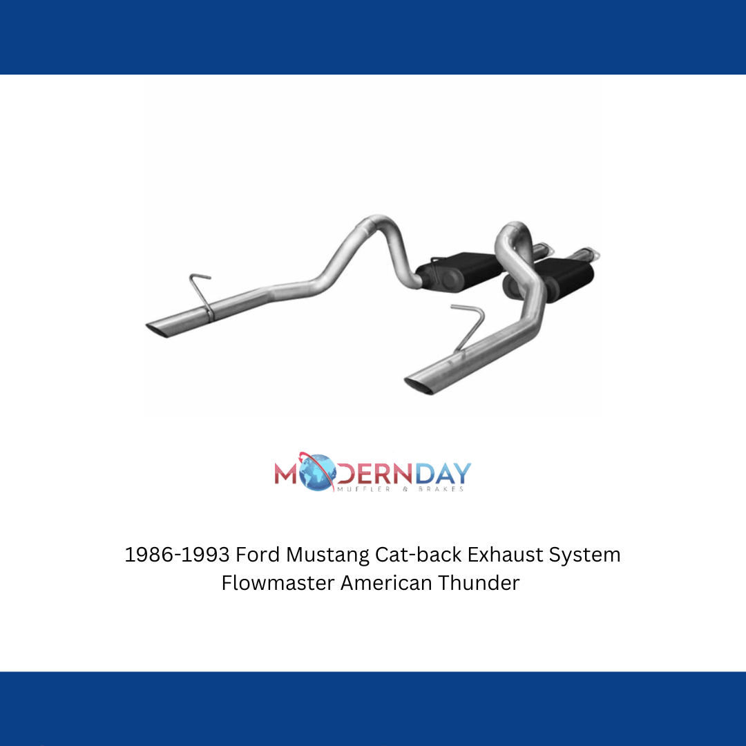 Exhaust system for 1986-1993 Ford Mustang Exhaust stainless steel