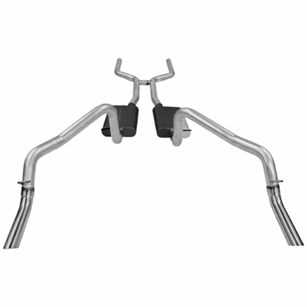 t 1970-1974 Chevrolet Camaro Header-back Exhaust System Flowmaster American Thunde Flowmaster
