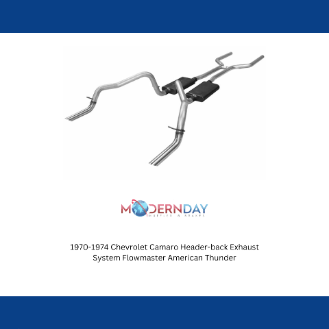 1970-1974 Chevrolet Camaro Header-back Exhaust System Flowmaster American Thunde