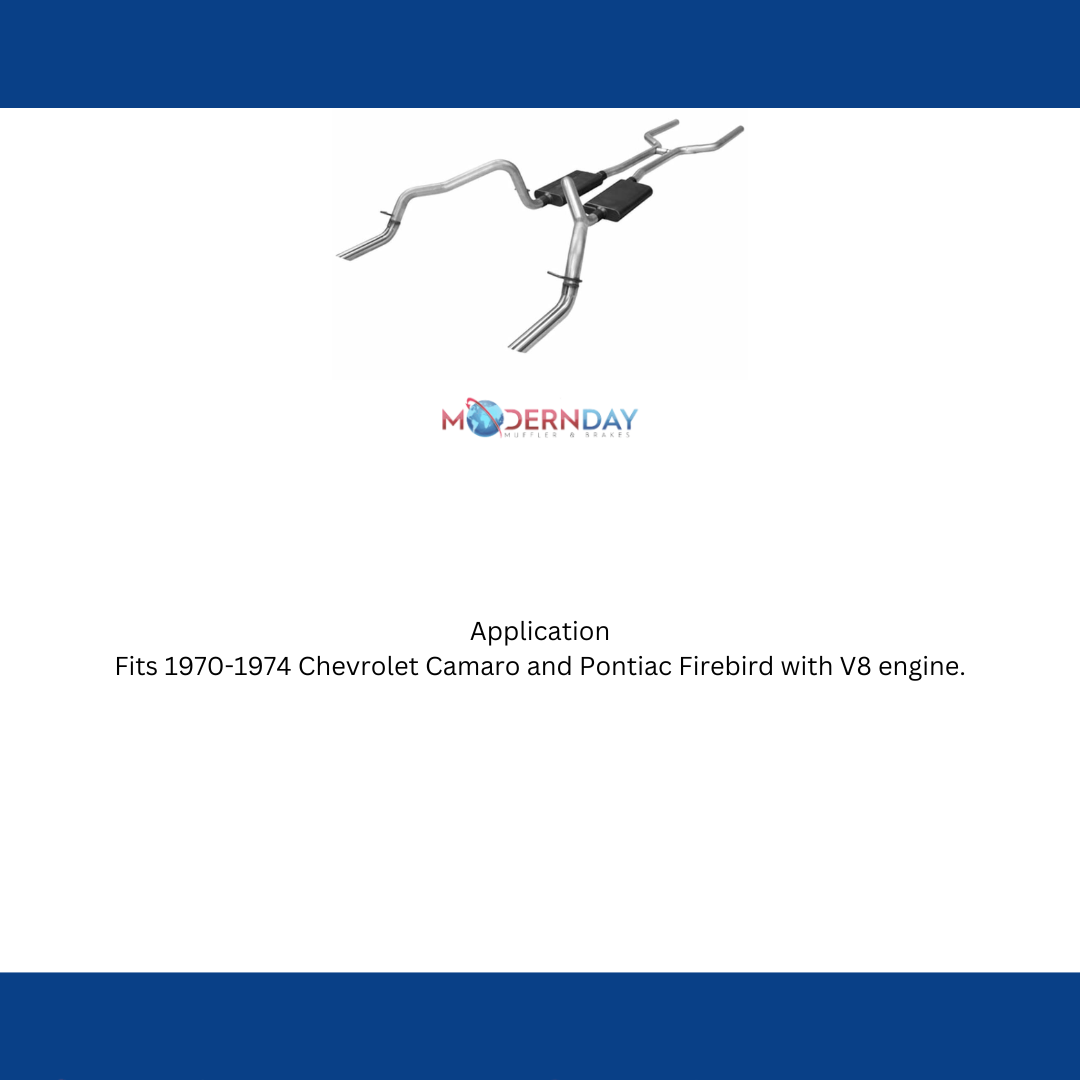 Exhaust system for 1970-1974 Chevy Camaro Exhaust stainless steel