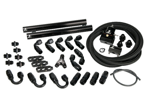 Fuel Injection Fuel Rail Kit EFI Fuel Rail Universal Fit Aeromotive 17156-BGPL