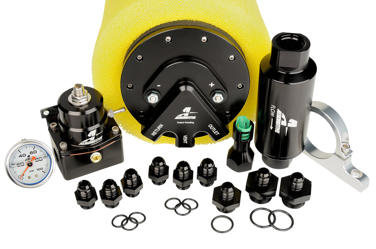 Fuel Pump Complete Kit High Flow EFI Performance Universal Fit Aeromotive 17167-BGPL