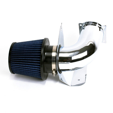 Fits 1999-2004 Ford Mustang V6 Cold Air Intake Fenderwell Style-Chrome-1719
