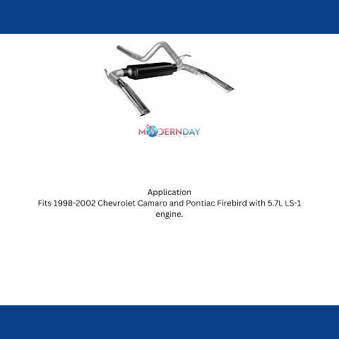 1998-2002 Chevrolet Camaro Cat-back Exhaust System Flowmaster American Thunder 1