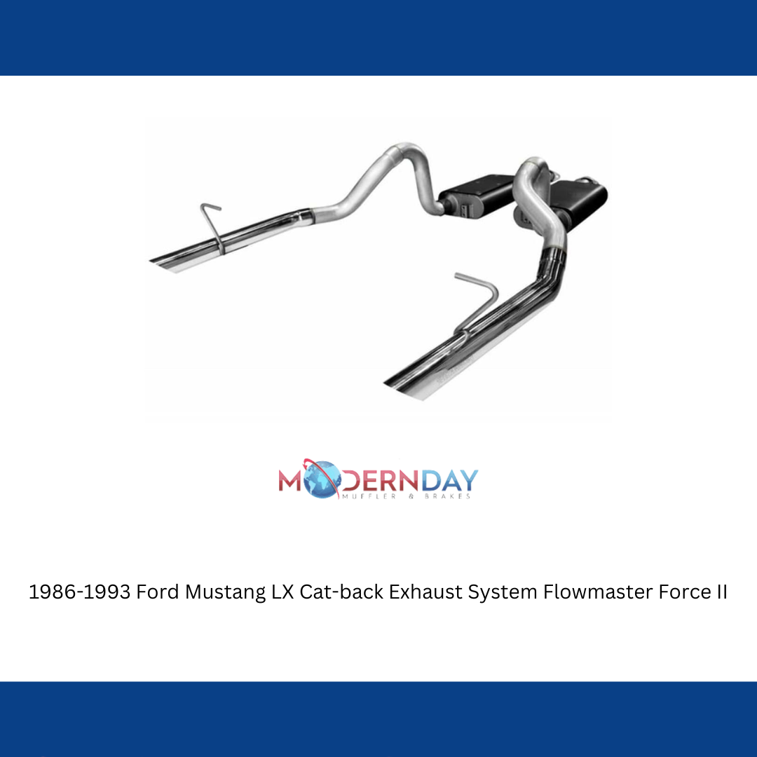 Exhaust system for 1987-1993 Ford Mustang Exhaust stainless steel