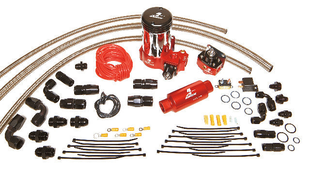 Fuel Pump Complete Kit High Flow EFI Performance Universal Fit Aeromotive 17203-BGPL