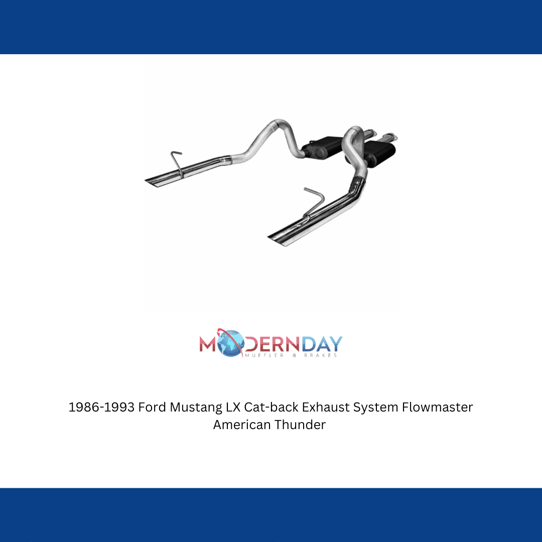 Exhaust system for 1987-1993 Ford Mustang Exhaust stainless steel