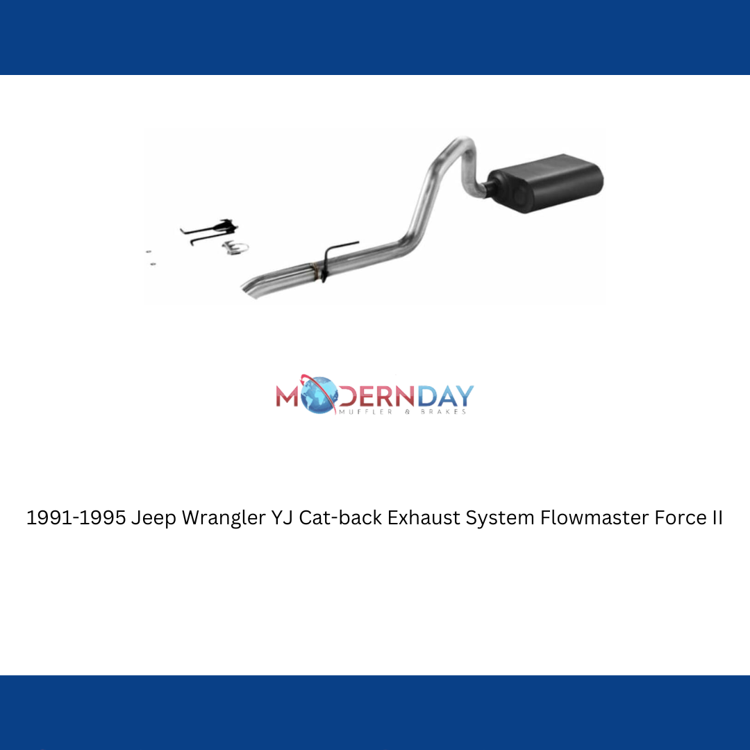 Exhaust system for 1991-1995 Jeep Wrangler Exhaust stainless steel