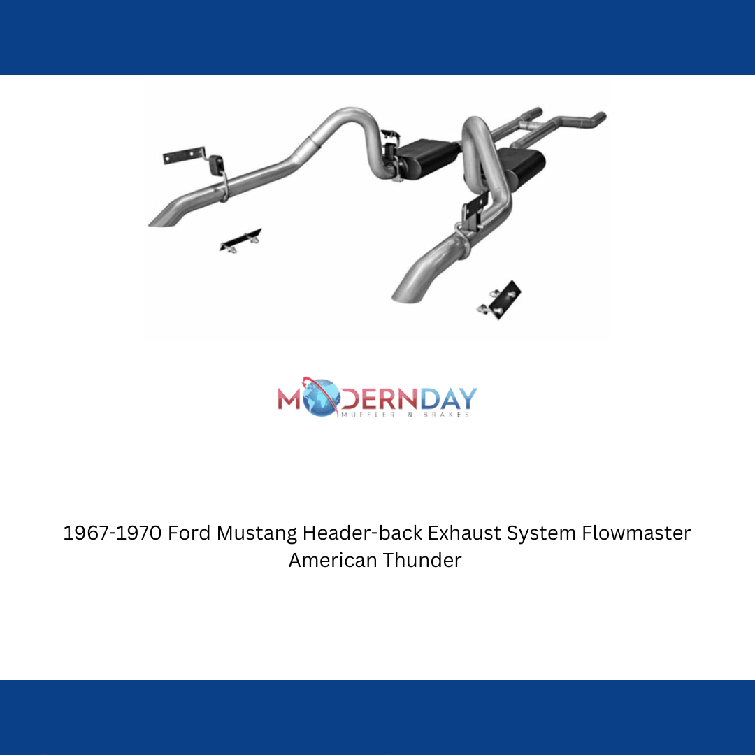 Exhaust system for 1967-1970 Ford Mustang Exhaust stainless steel