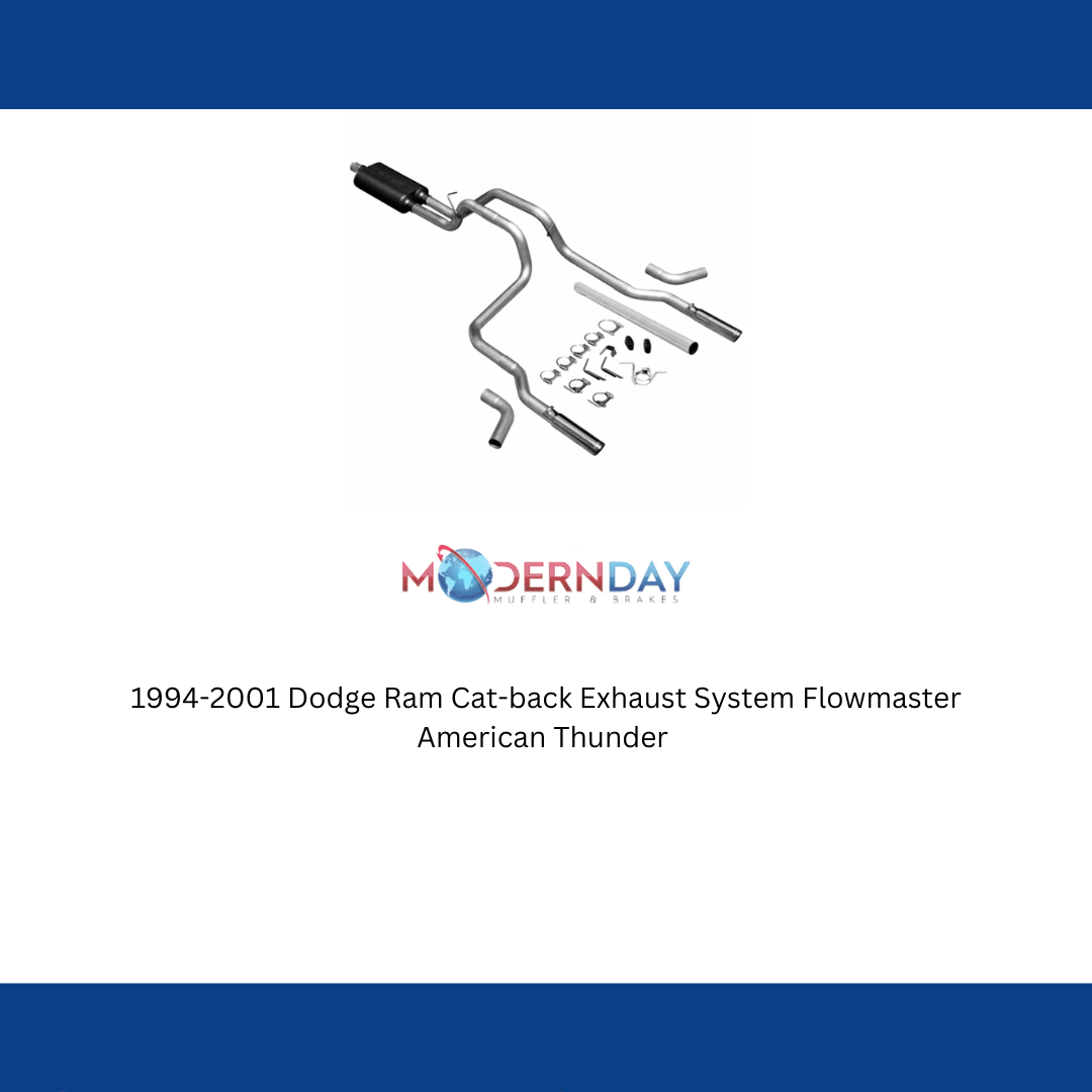 Exhaust system for 1994-2001 Ram 1500 Exhaust stainless steel