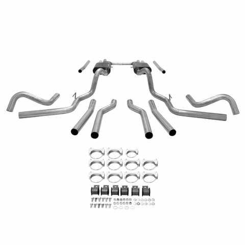1967-1972 Chevrolet C10 Header-back Exhaust System Flowmaster American Thun