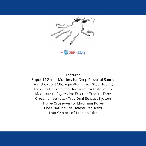 1967-1972 Chevrolet C10 Header-back Exhaust System Flowmaster American Thun