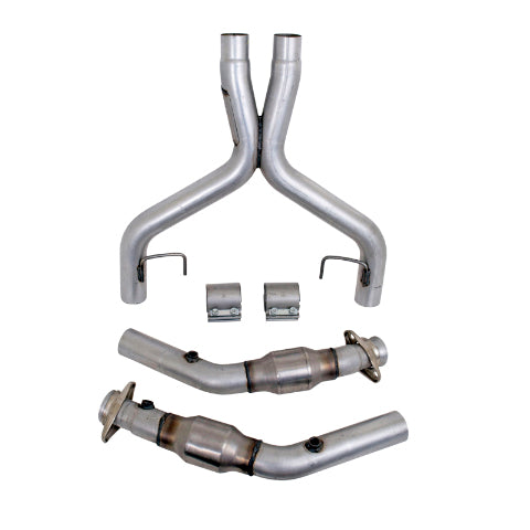 Fits Mustang GT 2-3/4 Full X Pipe W/Converters-1770