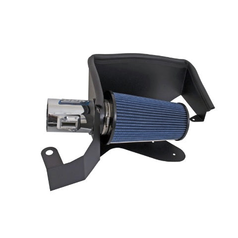 Fits 2010 Only Mustang GT Cold Air Induction Kit (Powder Chrome)-1773