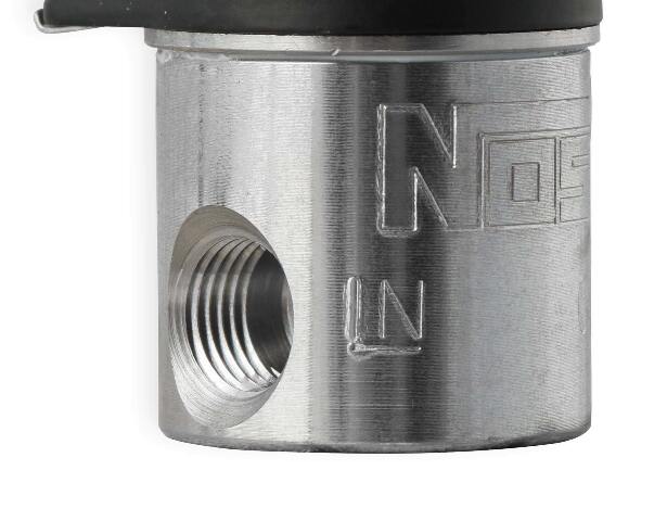 NOS nitrous solenoid - black - 18020BNOS stainless steel purge 2493