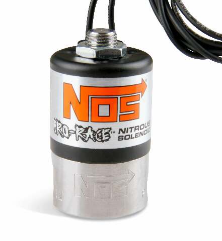NOS nitrous solenoid - black - 18048RBNOS stainless steel red purge 2493