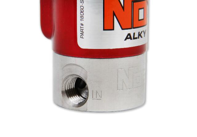 NOS fuel solenoid - red stainless steel purge 18060NOS