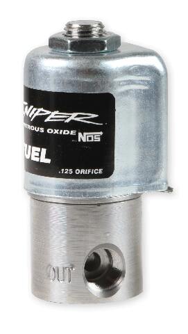 NOS sniper fuel solenoid stainless steel blue red black purge 18085NOS