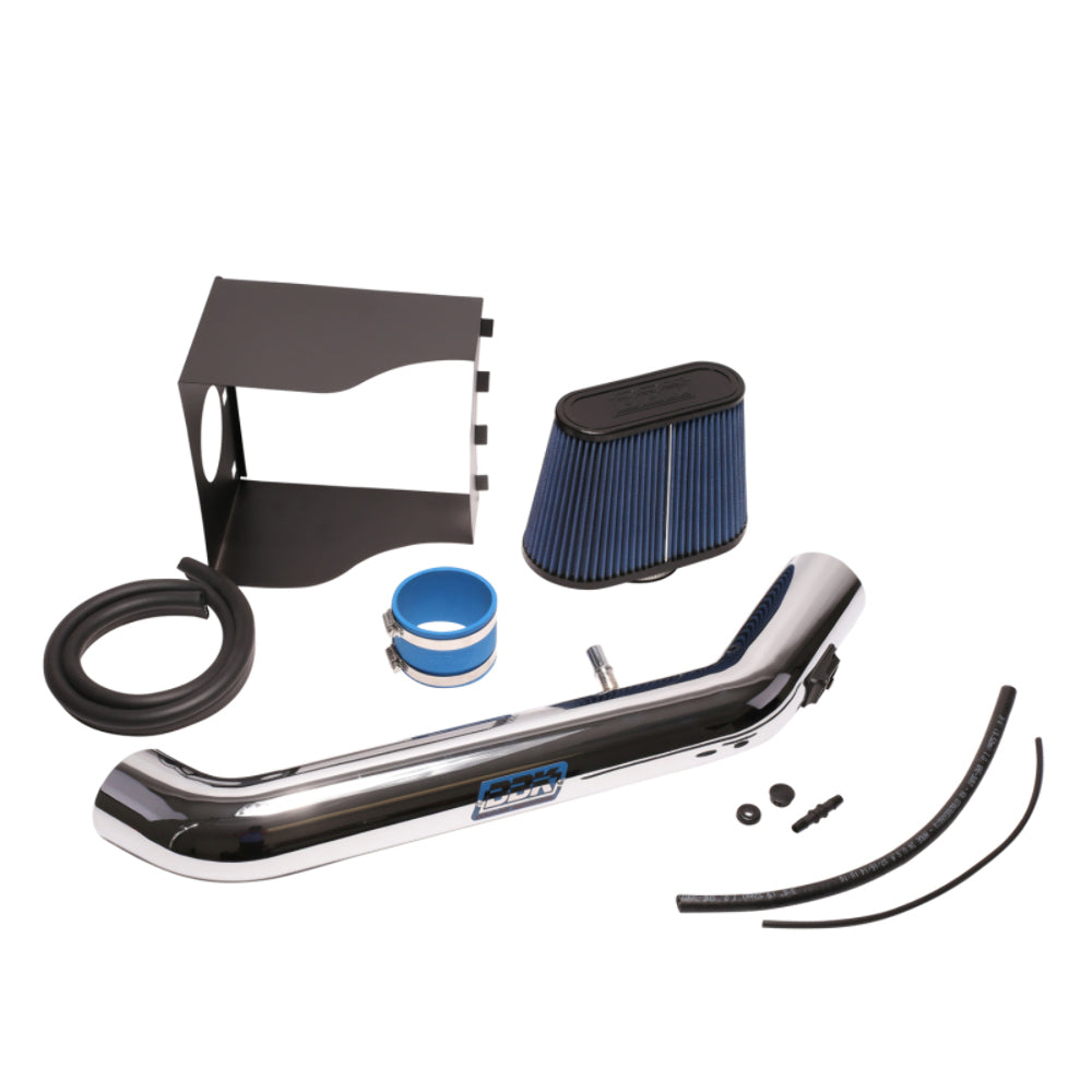 Fits 2010-2014 Ford F150 Raptor 6.2L Cold Air Induction System-Chrome-1831 for 2010-2014 Ford F-150