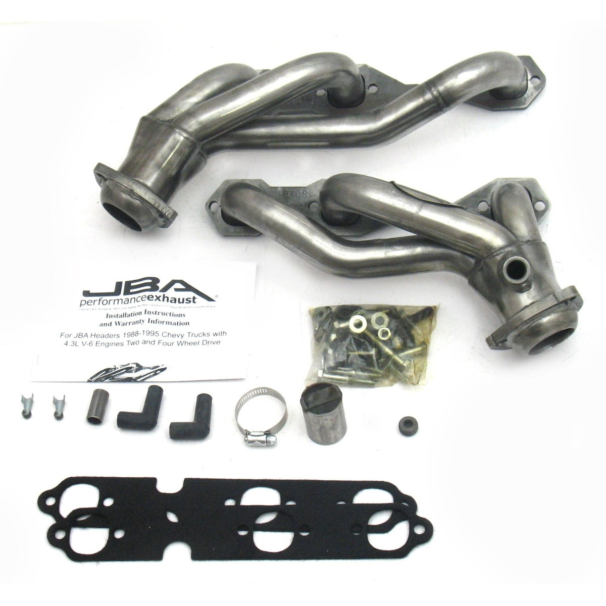 JBA Exhaust Headers for Chevy GMC C1500 C2500 K1500 4.3L V6 for 1988-1995 - 1840S