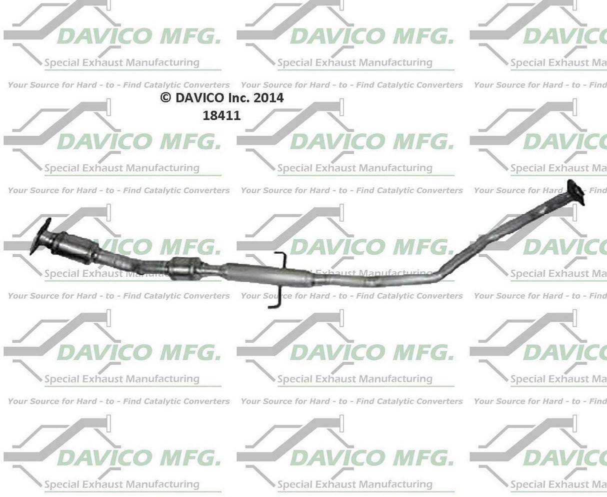2009-2010 Pontiac Vibe Catalytic Converter 18411