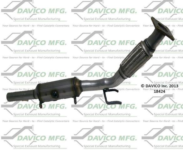 2012-2014 Volkswagen Passat Catalytic Converter 18424