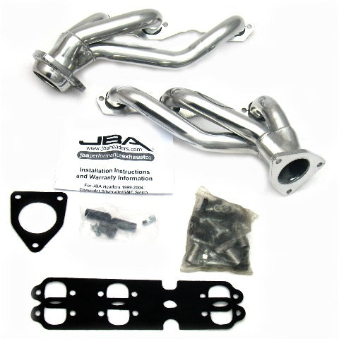 JBA Exhaust Headers for Chevy GMC Silverado 1500 Sierra 1500 4.3L V6 - 1842S-9JS