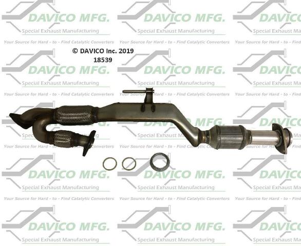 2013-2019 Nissan Pathfinder Catalytic Converter 18539