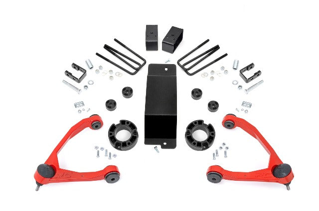 Fits GMC Sierra 1500 Denali(14-16) 3.5" Lift Mag-ride Alu/Cast Steel 18901RED