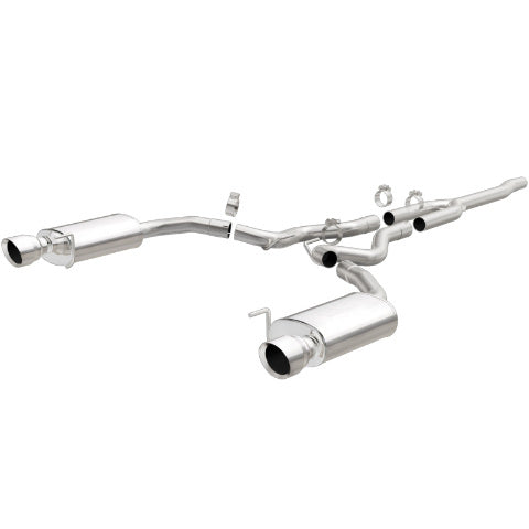 MagnaFlow cat-back exhaust system for 2015-2021 Ford Mustang stainless steel polished 19097