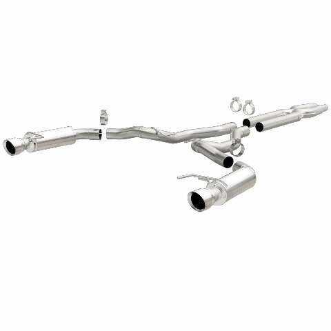 MagnaFlow cat-back exhaust system for 2015-2017 Ford Mustang stainless steel polished 19101