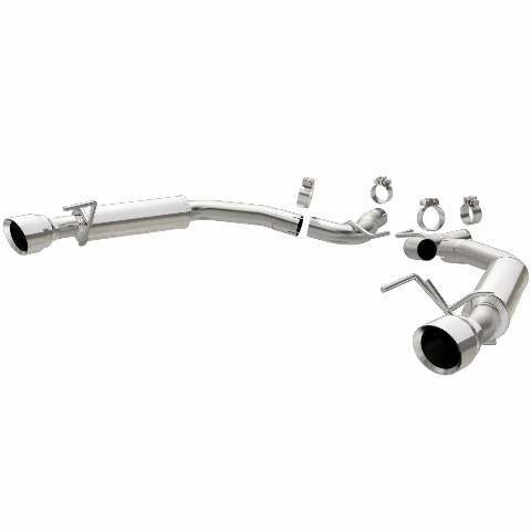 MagnaFlow axle-back exhaust system for 2015-2021 Ford Mustang stainless steel polished 19179