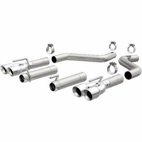 MagnaFlow axle-back exhaust system for 2015-2023 Dodge Challenger stainless steel polished 19206