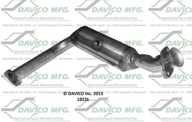 2007-2011 Ford Ranger Catalytic Converter 19231