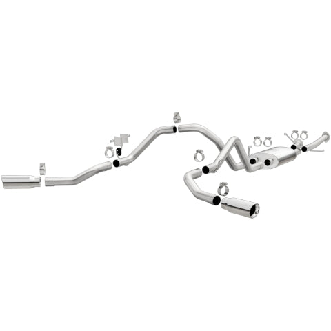 MagnaFlow cat-back exhaust system for 2010-2019 Toyota Tundra stainless steel polished 19232