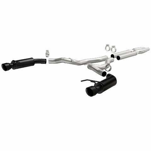 MagnaFlow cat-back exhaust system for 2015-2017 Ford Mustang stainless steel black 19254