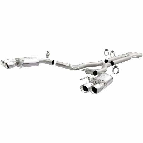 MagnaFlow cat-back exhaust system for 2015-2020 Ford Mustang stainless steel polished 19283