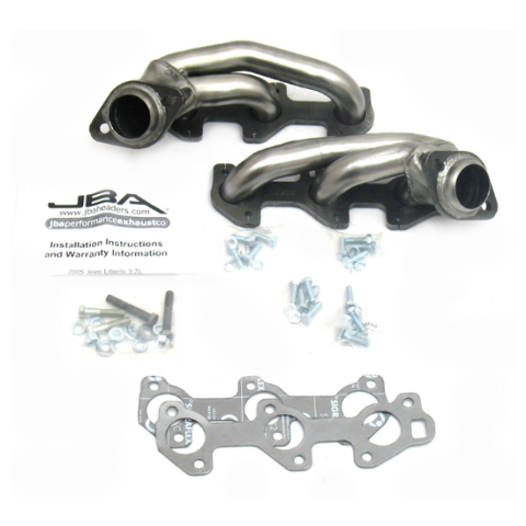 JBA Exhaust Headers for Jeep Liberty 3.7L V6 for 2005-2009 Stainless Coated - 1930S
