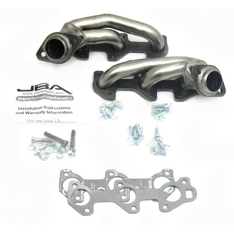 JBA Exhaust Headers for Jeep Liberty 3.7L V6 for 2005-2009 Stainless Coated - 1930S