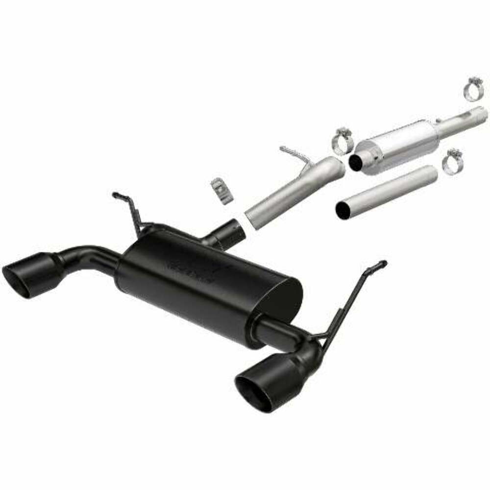 2012-2017 Jeep Wrangler System Street Cat-Back Black 19327 Magnaflow