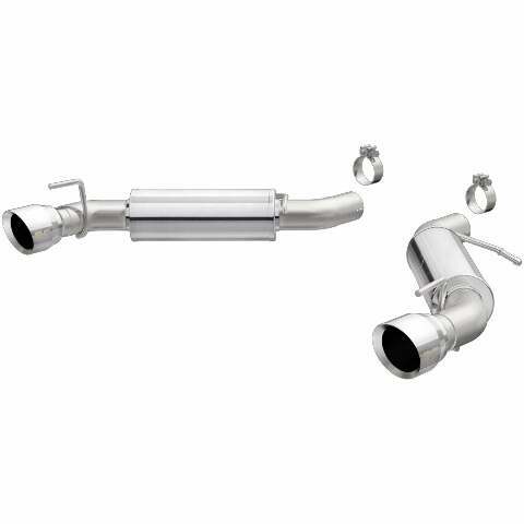 MagnaFlow axle-back exhaust system for 2017-2021 Chevy Camaro stainless steel polished 19339