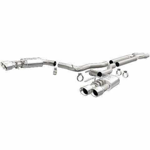 MagnaFlow cat-back exhaust system for 2018-2021 Ford Mustang stainless steel polished 19368