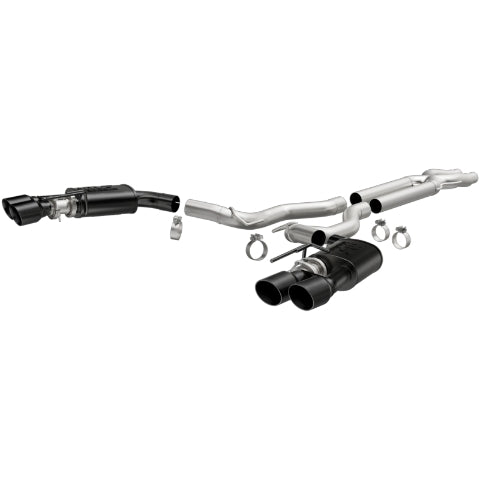 MagnaFlow cat-back exhaust system for 2018-2023 Ford Mustang stainless steel black 19369