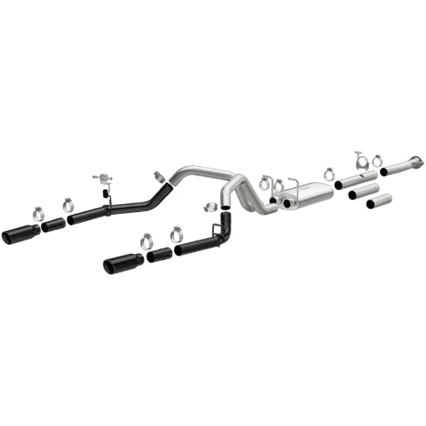 MagnaFlow cat-back exhaust system for 2011-2019 Chevy Silverado 2500 stainless steel black 19377