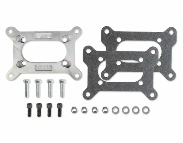 Mr. Gasket carburetor adapter kit largeholley to small rochester 2barrel 1937MRG aluminum 2493