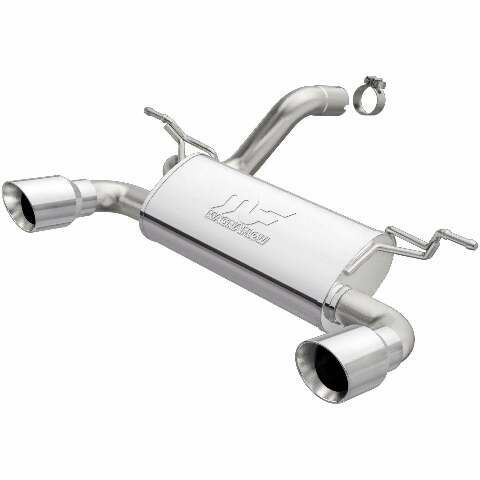 MagnaFlow axle-back exhaust system for 2018-2021 Jeep Wrangler stainless steel polished 19385